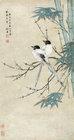 Sparrows, Plum and Bamboo by 
																	 Xu Yang